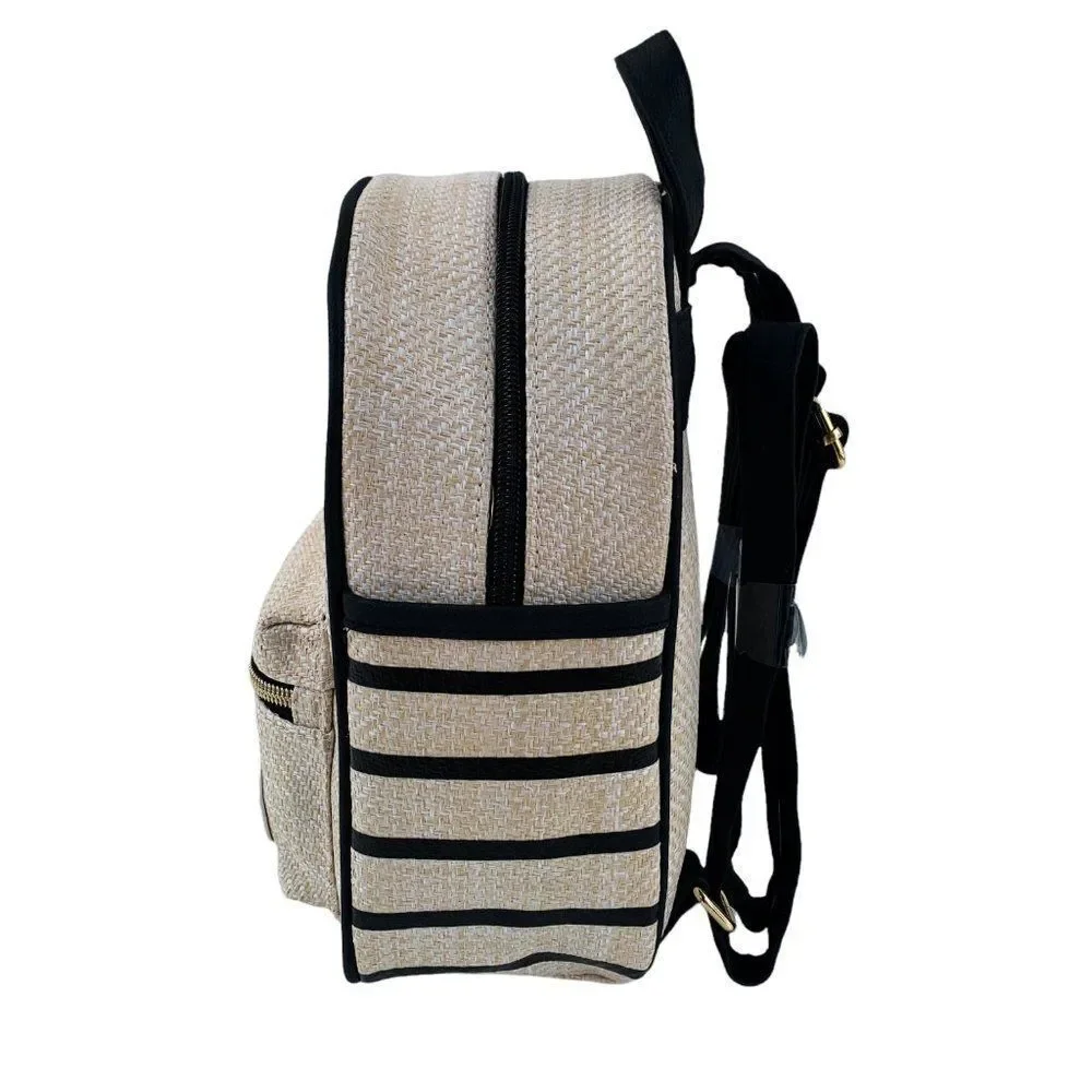 Disney x Primark Mickey Mouse Woven Backpack – Beige – Limited Edition – NWT